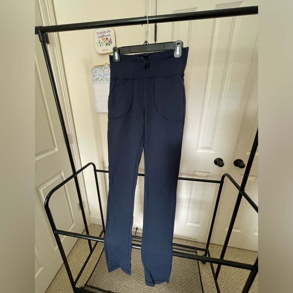 Navy Tall Lululemon Yoga Leggings